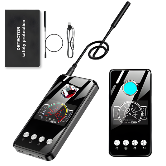 Detector Smart AI profesional pentru camere ascunse, Edylux, microfoane si dispozitive GPS 